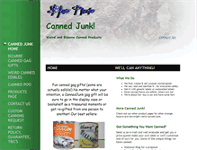 Tablet Screenshot of cannedjunk.com